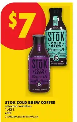 No Frills STOK COLD BREW COFFEE offer