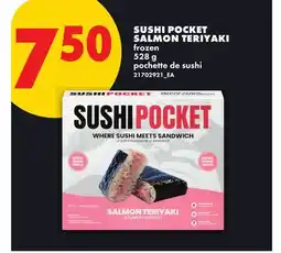 No Frills SUSHI POCKET SALMON TERIYAKI offer