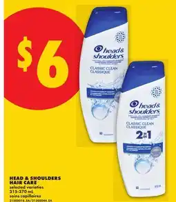 No Frills HEAD & SHOULDERS HAIR CARE offer