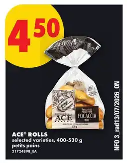 No Frills ACE ROLLS offer