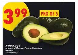 No Frills AVOCADOS offer