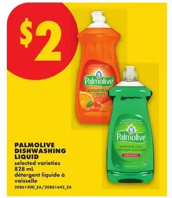 No Frills PALMOLIVE DISHWASHING LIQUID offer