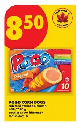 No Frills POGO CORN DOGS, 600/750 G offer