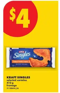 No Frills KRAFT SINGLES offer