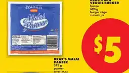 No Frills BRAR'S MALAI PANEER offer