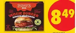 No Frills BRAR'S BBQ VEGGIE BURGER offer