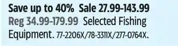 Canadian Tire Rapala Selected Fishing Equipment offer