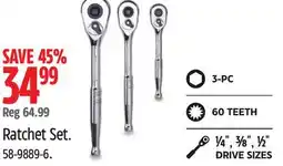 Canadian Tire Ratchet Set offer