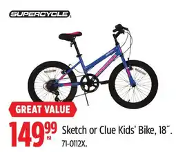 Canadian Tire Supercycle Sketch or Clue Kids' Bike, 18 offer