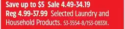 Canadian Tire Selected Laundry and Household Products offer