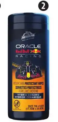Canadian Tire Armor All Red Bull Medium Shine Protectant Wipes offer