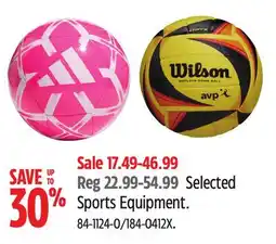 Canadian Tire Wilson Selected Sports Equipment offer