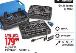 Canadian Tire Mastercraft General Use Socket Sets offer