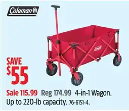 Canadian Tire Coleman 4-in-1 Wagon offer