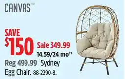 Canadian Tire Canvas Sydney Egg Chair offer