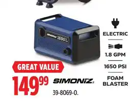 Canadian Tire Selected Pressure Washers offer
