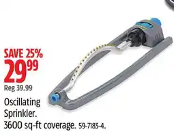 Canadian Tire Oscillating Sprinkler offer