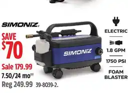 Canadian Tire SIMONIZ ELECTRIC FOAM BLASTER offer
