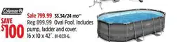Canadian Tire Oval Pool offer