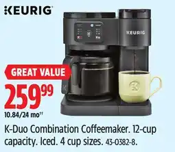 Canadian Tire Keurig K-Duo Combination Coffeemaker offer