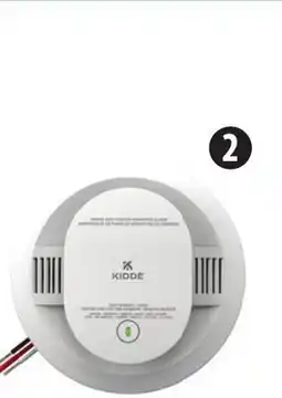 Canadian Tire Kidde 2-in-1 120V AC Hardwired Smoke Alarm/CO Detector with AA Battery Backup offer