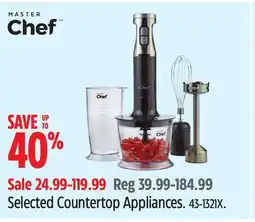 Canadian Tire MASTER Chef Selected Countertop Appliances offer