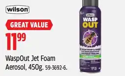 Canadian Tire Wilson WaspOut Jet Foam Aerosol offer