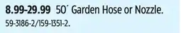 Canadian Tire 50´ Garden Hose or Nozzle offer