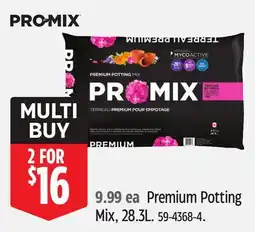 Canadian Tire PRO-MIX Premium Potting Mix offer