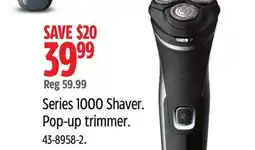 Canadian Tire Series 1000 Shaver. Pop-up trimmer offer
