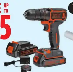Canadian Tire BLACK+DECKER 20V Li-Ion 3⁄8˝ Drill Kit offer