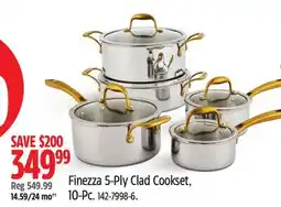 Canadian Tire Lagostina Finezza 5-Ply Clad Cookset offer