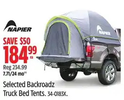 Canadian Tire Selected Backroadz Truck Bed Tents offer