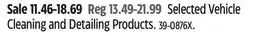 Canadian Tire Selected Armor All Vehicle Cleaning and Detailing Products offer