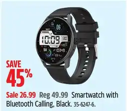Canadian Tire Smartwatch with Bluetooth Calling offer