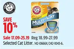 Canadian Tire ARM & HAMMER Selected Cat Litter offer