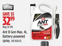 Canadian Tire Ant B Gon Max, 4L. Battery-powered spray offer