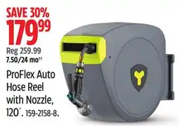 Canadian Tire ProFlex Auto Hose Reel with Nozzle offer