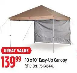 Canadian Tire 10 x 10´ Easy-Up Canopy Shelter offer