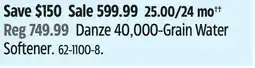 Canadian Tire Whirlpool Danze 40,000-Grain Water Softener offer