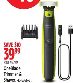 Canadian Tire OneBlade Trimmer & Shaver offer