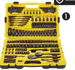 Canadian Tire 183-Pc Black Chrome Socket Set. 1⁄4˝, 3⁄8˝, 1⁄2˝ drive sizes offer