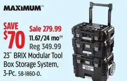 Canadian Tire 23 BRIX Modular Tool Box Storage System offer