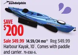 Canadian Tire Sundolphin Harbour Kayak 10' offer