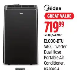 Canadian Tire 12,000-BTU SACC Inverter Dual Hose Portable Air Conditioner offer