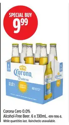 Canadian Tire Corona Cero 0.0% Alcohol-Free Beer offer