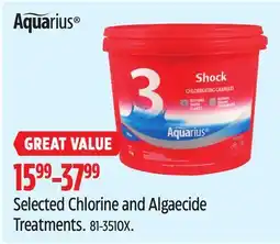 Canadian Tire Selected Chlorine and Algaecide Treatments offer