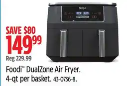 Canadian Tire Ninja Foodi DualZone Air Fryer offer