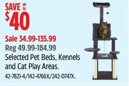 Canadian Tire Selected Petco Pet Beds, Kennels and Cat Play Areas offer