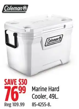 Canadian Tire Marine Hard Cooler, 49L offer
